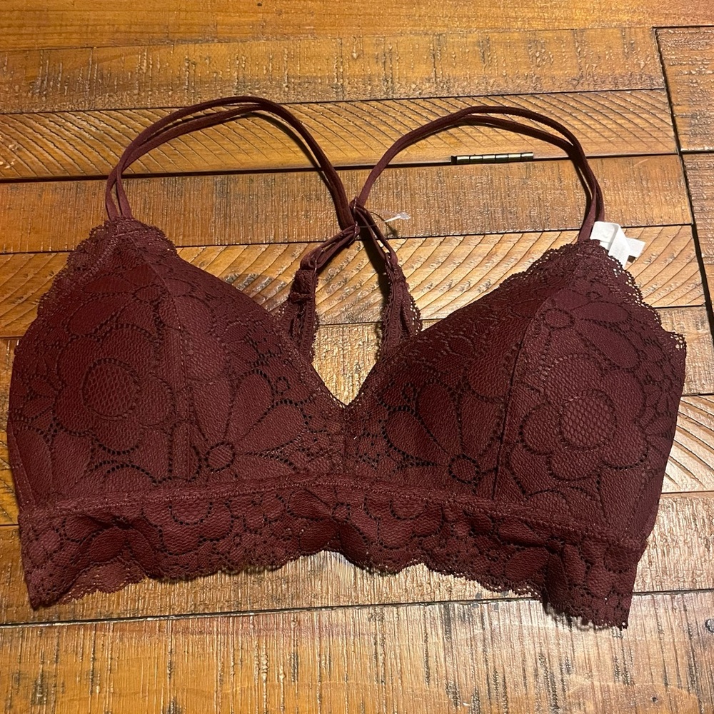 Aerie Wireless Lace Bra